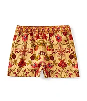A Loves A Little Girls Batik Print Trouser Shorts