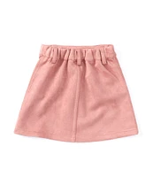 A Loves A Little Girls 2T-6X Button Front Mini Skirt