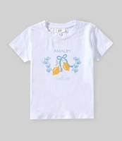 A Loves A Little Girls 2T-6X Lemon Graphic T-Shirt