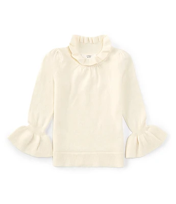 A Loves A Little Girls 2T-6X Long Sleeve Ruffle Top