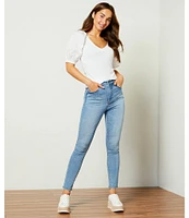 A Loves A Magic Universal Fit High Waisted Skinny Leg Stretch Denim Jeans