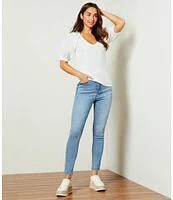 A Loves A Magic Universal Fit High Waisted Skinny Leg Stretch Denim Jeans