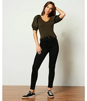 A Loves A Magic Universal Fit High Waisted Skinny Leg Stretch Denim Jeans