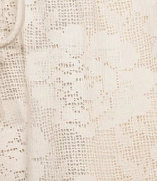 A Loves A Woven Embroidered Lace Pull On Coordinating Shorts