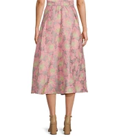 Abbey Glass Coordinating Eden Jacquard Midi A-Line Skirt