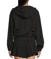GB Active Coordinating Hooded Mesh Zip-Up Jacket