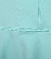 Active Seamed Bodice Pull-On Mini Tennis Dress