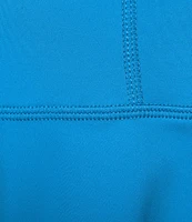 Active Seamed Bodice Pull-On Mini Tennis Dress