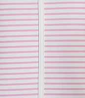 Addison Bay Bainbridge Stripe Print Quarter-Zip Mock Neck Long Sleeve Sweatshirt