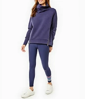 Addison Bay Everyday Mock Neck Zip Hem Pullover