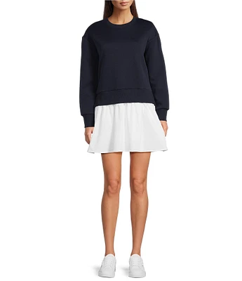 Addison Bay Harper Round Neck Long Sleeve Dress