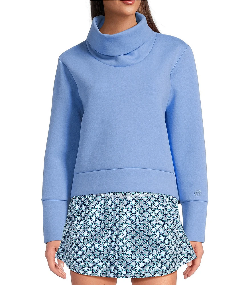 Addison Bay Mock Neck Long Sleeve Everyday Pullover