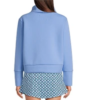 Addison Bay Mock Neck Long Sleeve Everyday Pullover