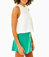 Addison Bay The Every-Other-Day Mesh Knit Crew Neck Sleeveless Tank Top