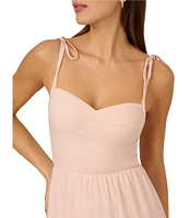 Adrianna by Adrianna Papell Sweetheart Neck Sleeveless A-Line Mini Dress