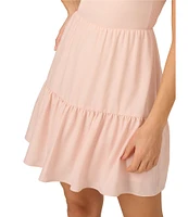Adrianna by Adrianna Papell Sweetheart Neck Sleeveless A-Line Mini Dress
