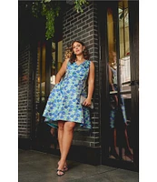 Adrianna Papell Plus Size Floral Jacquard Dress
