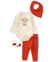 Adventurewear 360 Baby Boys 3-12 Months Pumpkin Patch 4-Piece Set