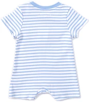 Adventurewear 360 Baby Boys Newborn-24 Months Short Sleeve Round Neck Baseball Romper
