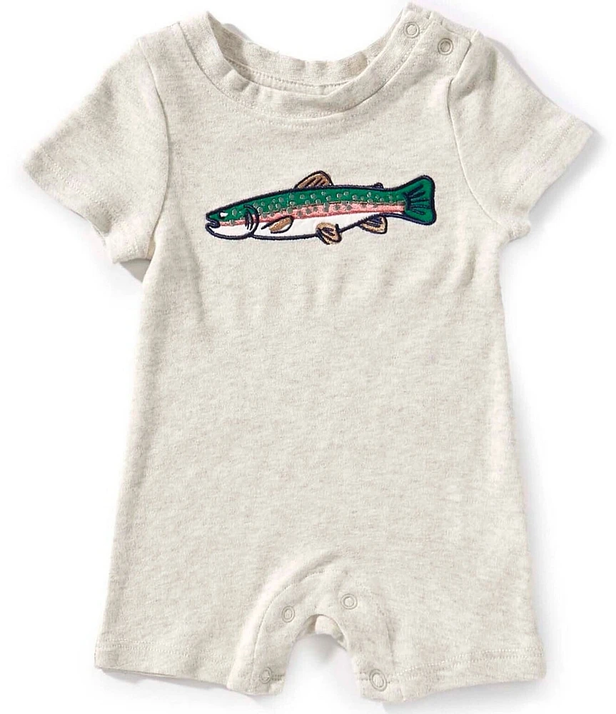 Adventurewear 360 Baby Boys Trout Print Shortall