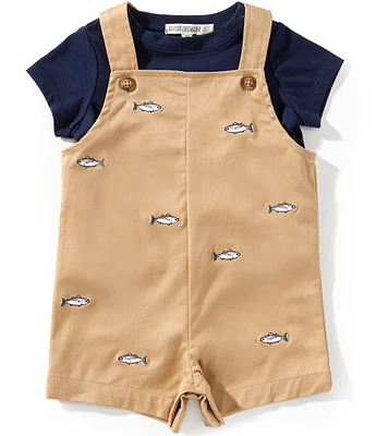 Adventurewear 360 Baby Boys Twill Embroidered Trout Jon Jon Shortall