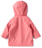 Adventurewear 360 Baby Girls 3-24 Months Long Sleeve Hooded Solid Rain Coat