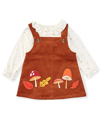 Adventurewear 360 Baby Girls 3-24 Months Pumpkin Schiffli Dress