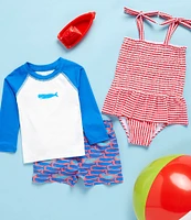 Adventurewear 360 Baby Girls 3-24 Months Red Gingham One-Piece Swimsuit