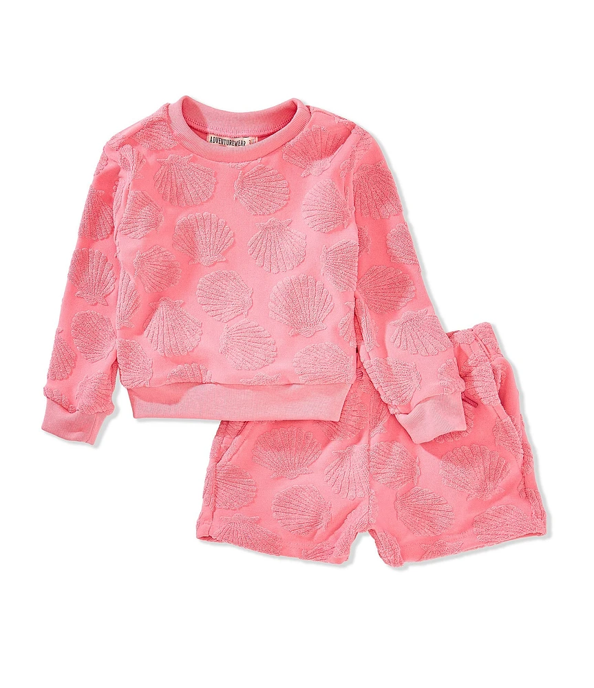 Adventurewear 360 Baby Girls 3-24 Months Seashell 2-Piece Coverup