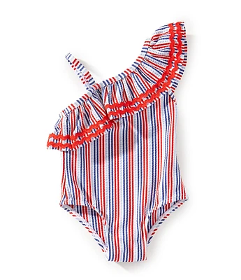 Adventurewear 360 Baby Girls 3-24 Months Stripe Seersucker One-Piece Swimsuit