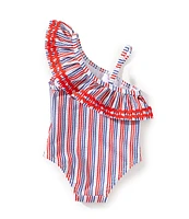 Adventurewear 360 Baby Girls 3-24 Months Stripe Seersucker One-Piece Swimsuit