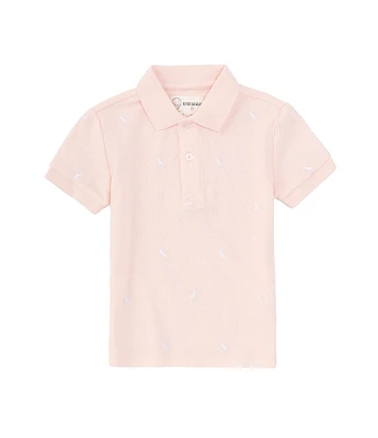 Adventurewear 360 Little Boys 2T-6 Short Sleeve Bunny Schifili Polo Shirt