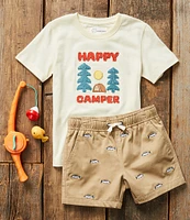 Adventurewear 360 Little Boys Happy Camper T-Shirt