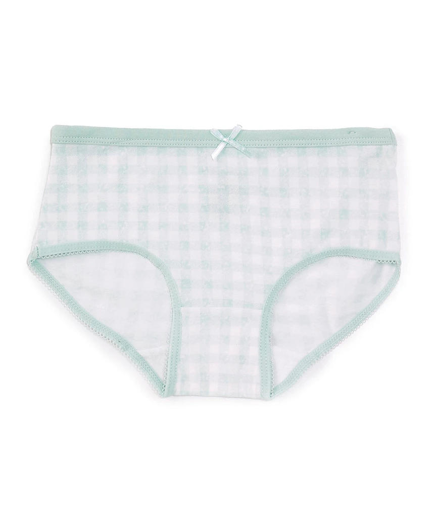 Adventurewear 360 Little Girls 2T-5 Gingham Print Cotton Brief Panties