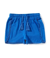 Adventurewear 360 Little Girls 2T-6X Pom Pom Pull-On Shorts
