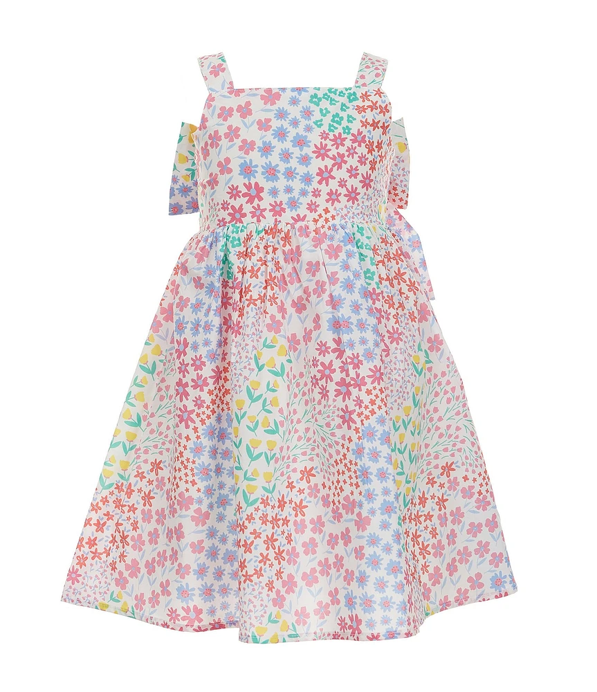 Adventurewear 360 Little Girls 2T-6X Floral Bow Dress