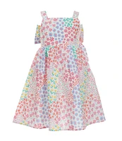 Adventurewear 360 Little Girls 2T-6X Floral Bow Dress