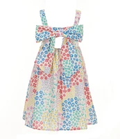 Adventurewear 360 Little Girls 2T-6X Floral Bow Dress