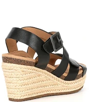 Aetrex Anna Wedge Espadrille Platform Sandals