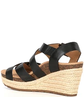 Aetrex Anna Wedge Espadrille Platform Sandals