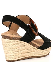 Aetrex Ashley Espadrille Platform Wedge Sandals