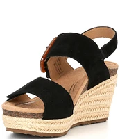 Aetrex Ashley Espadrille Platform Wedge Sandals