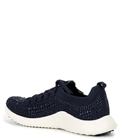 Aetrex Carly Sparkle Knit Rhinestone Embellished Sneakers