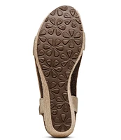 Aetrex Sydney Espadrille Platform Wedge Sandals