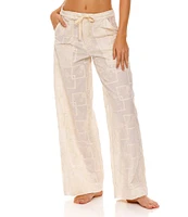 Agua Bendita Caroline Elastic Waist Wide Leg Pull-On Pants