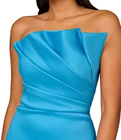 Aidan Mattox Stretch Mikado Strapless Sleeveless Mermaid Gown