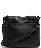 Aimee Kestenberg All For Love Mini Solid Black Leather Crossbody Bag