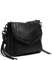 Aimee Kestenberg All For Love Mini Solid Black Leather Crossbody Bag