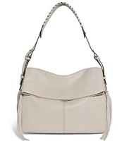 Aimee Kestenberg Penelope Bali Silver Hardware Leather Hobo Bag