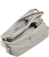 Aimee Kestenberg Penelope Bali Silver Hardware Leather Hobo Bag